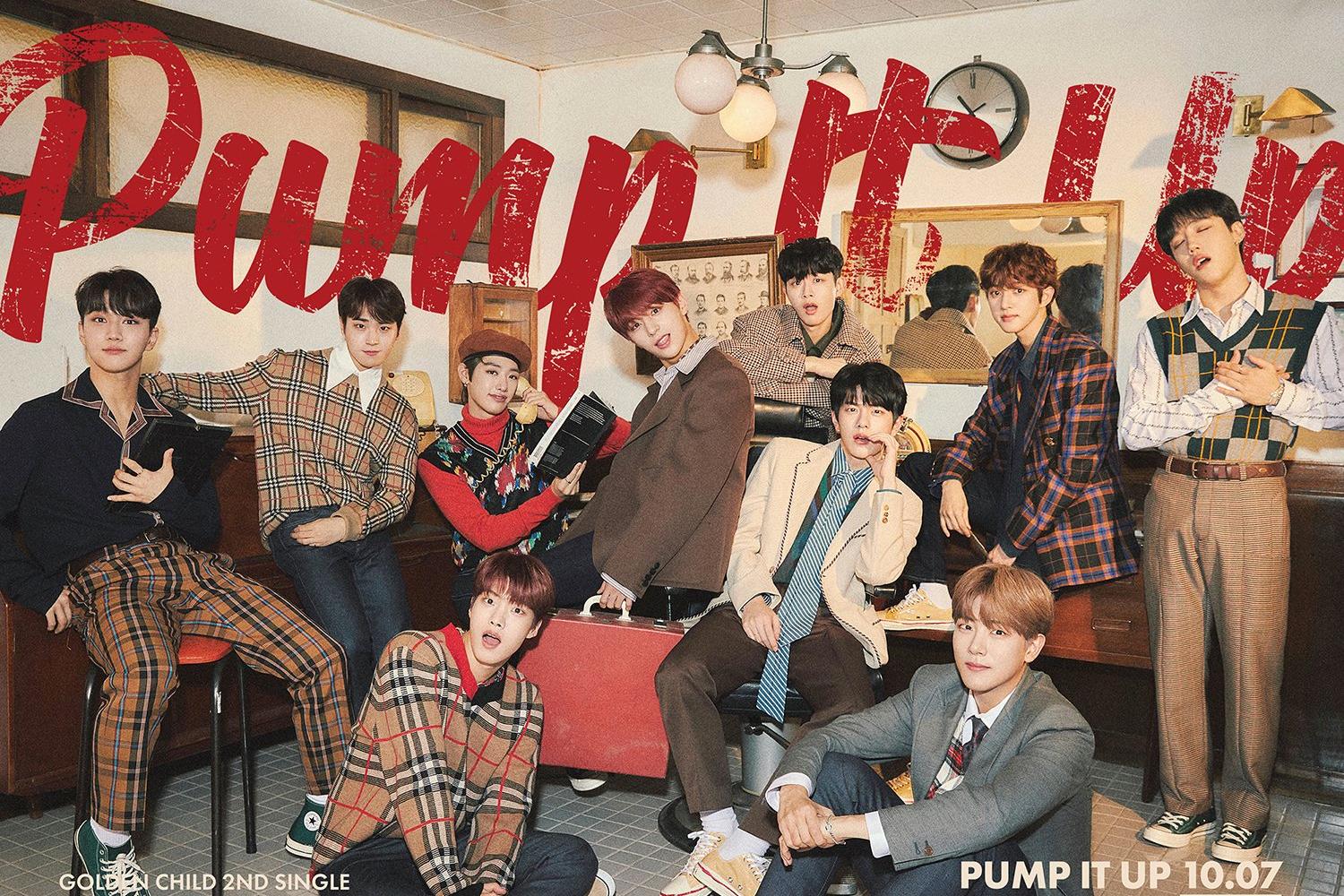 สมาชิกวง Golden Child ในภาพโปรโมทเพลง Pump It Up พร้อมบรรยากาศสนุกสนานหลังฤดูร้อน