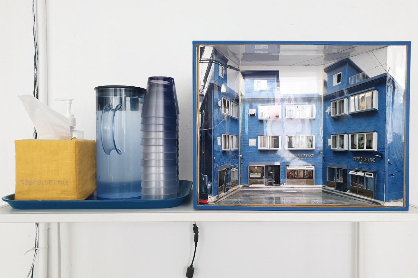 韓国、韓国カフェ、ブルーカフェ、韓国ブルーカフェ、青いカフェ、韓国青いカフェ、韓国ブルー、韓国青、マンウォン市場、望遠市場、マンウォン、チャンシン駅、夜景のキレイなカフェ、クロワッサン、ブラウニー、ソウルカフェ、ソウル、南山タワー、雰囲気の良いカフェ、韓国夜景カフェ