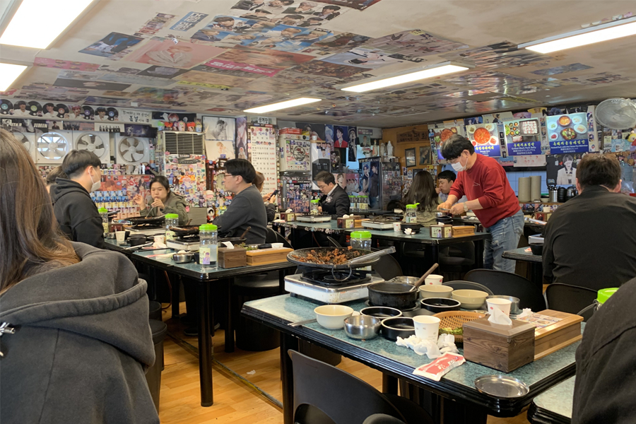 韓国BTS、BTS、バンタン、防弾少年団、BTS行きつけのお店、ユジョン食堂、BTSタンゴㇽ