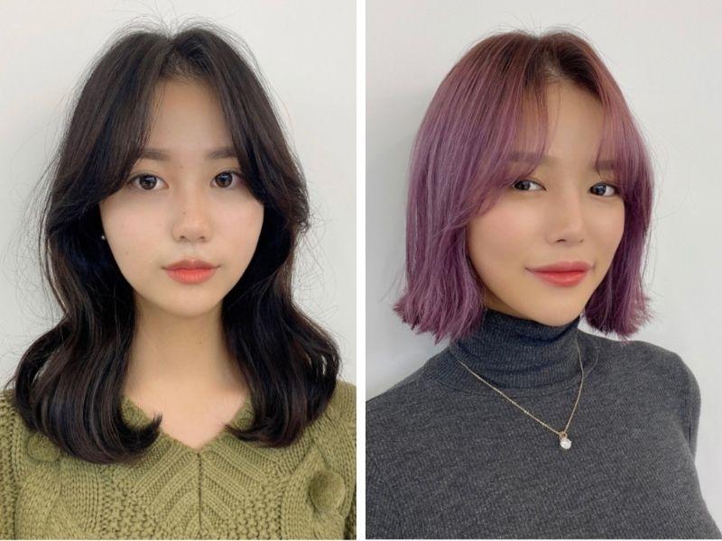 Lee Chul Hairkerker by Cécica haircut and purple dye