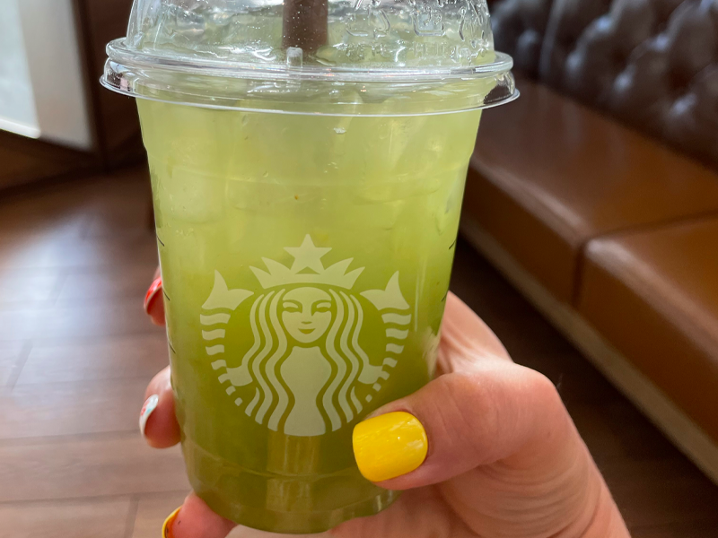 Shining Muscat Ade in tall cup from starbucks korea