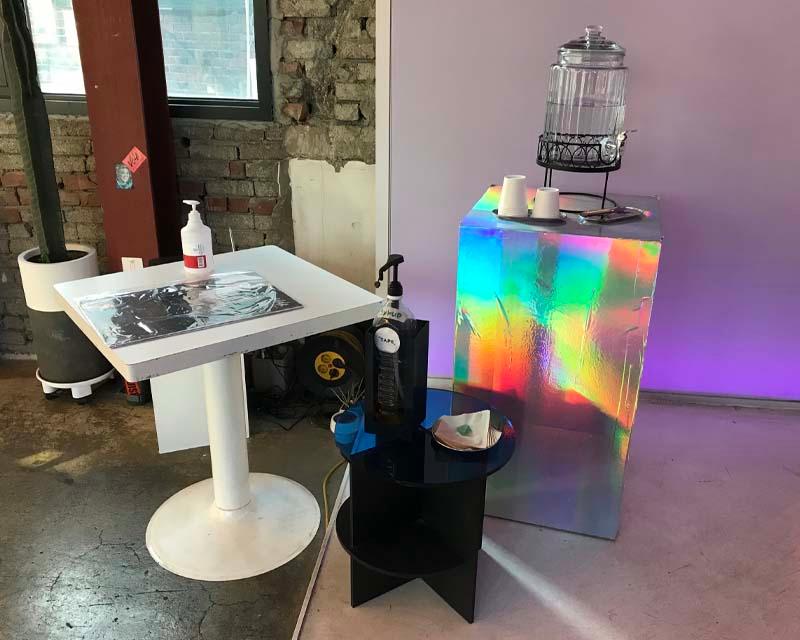 seoul tape cafe interior seats