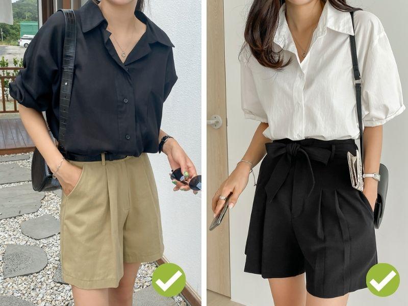 Phối quần short như thế nào cho thanh lịch?