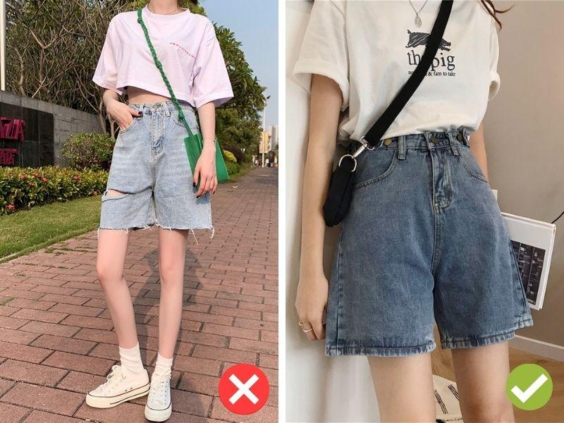 4 tip mặc quần short sao cho không bị phản cảm hè 2025