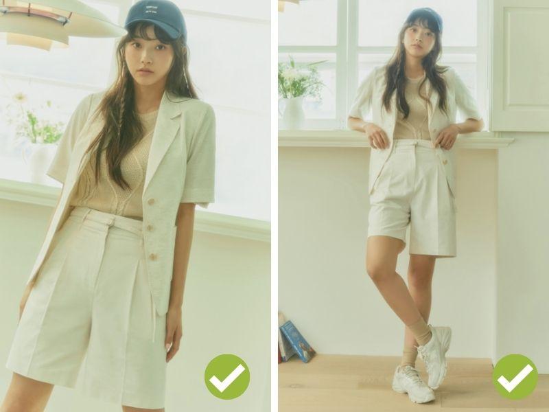 Phối quần short như thế nào cho thanh lịch?