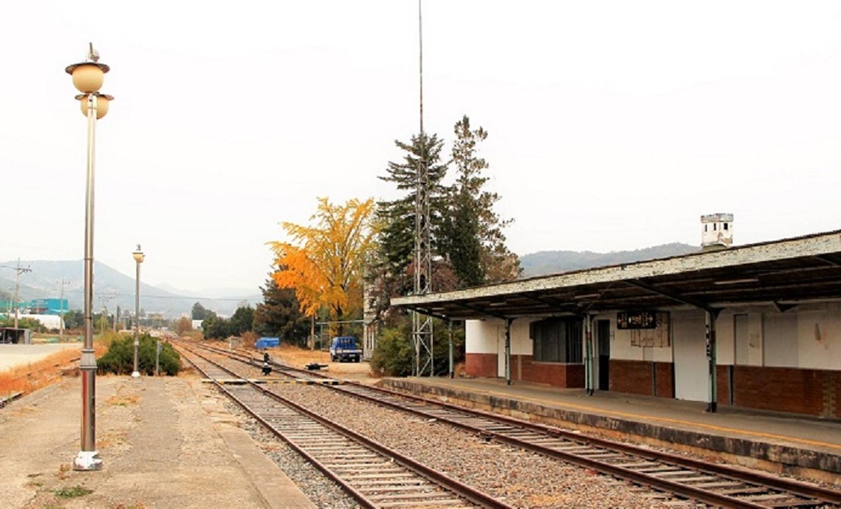 韓國無人火車站