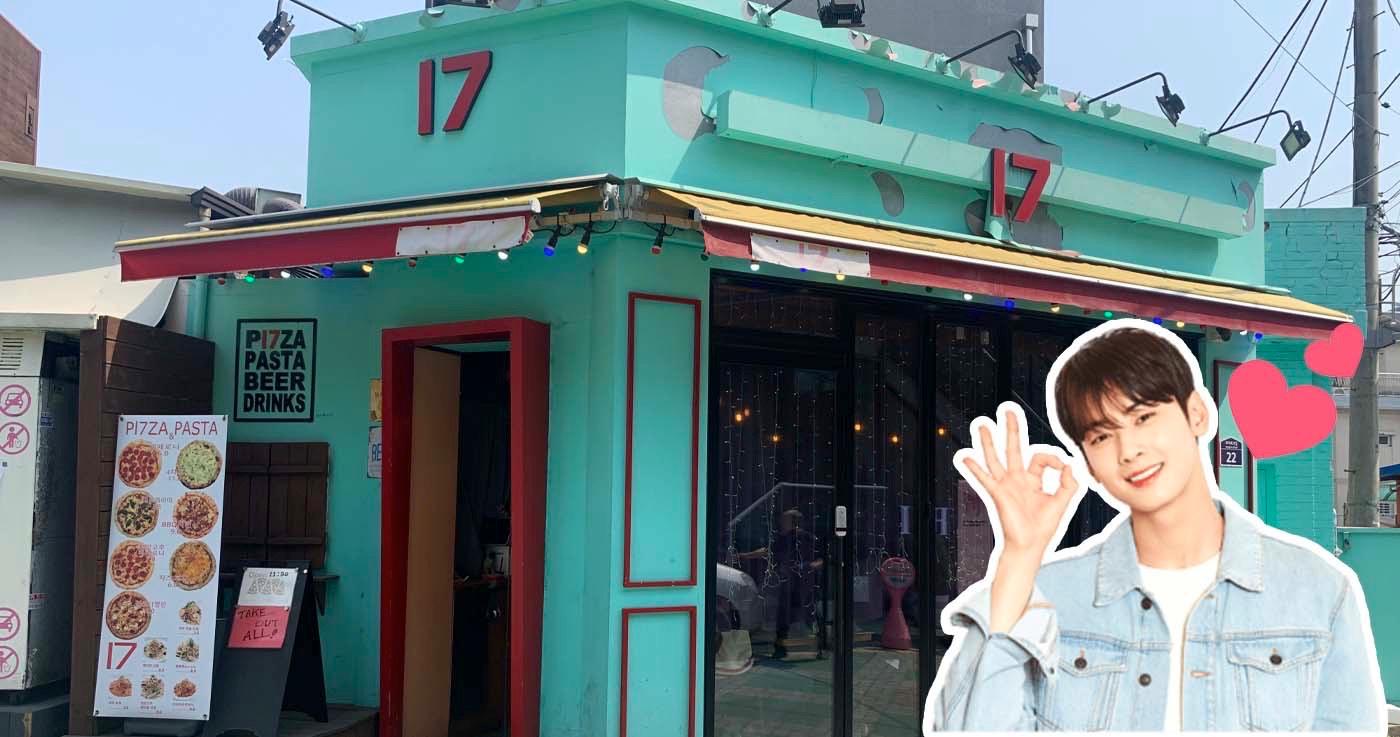 Tur ASTRO Cha Eun-woo Keliling Seoul | 17Pizza & YN ANIMA