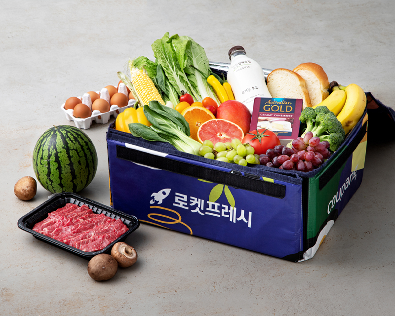 fresh food delivery in Korea Coupang Rocket Fresh