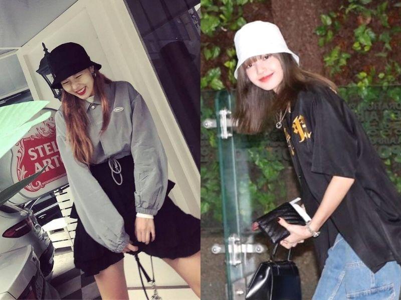 Mũ bucket lisa, hyuna