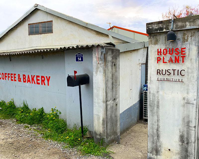 House Plant furniture cafe entrance