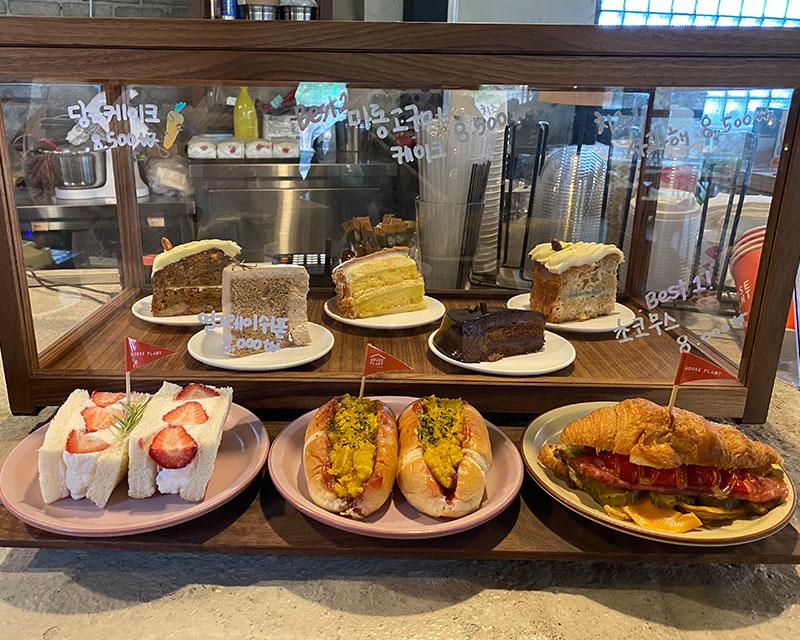 House Plant furniture cafe cakes and sandwiches