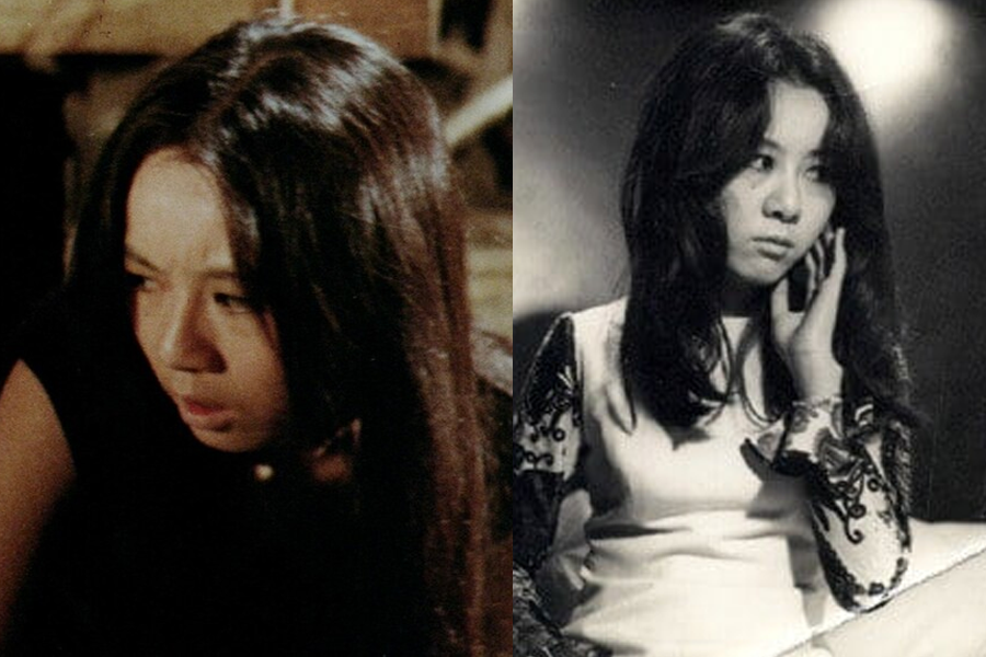 年輕時代的尹汝貞，拍攝於她的演藝生涯初期