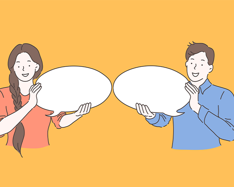 해당 이미지에는 한국어 자주 사용하는 문구와 발화표시어 예제가 표시되어 있습니다.