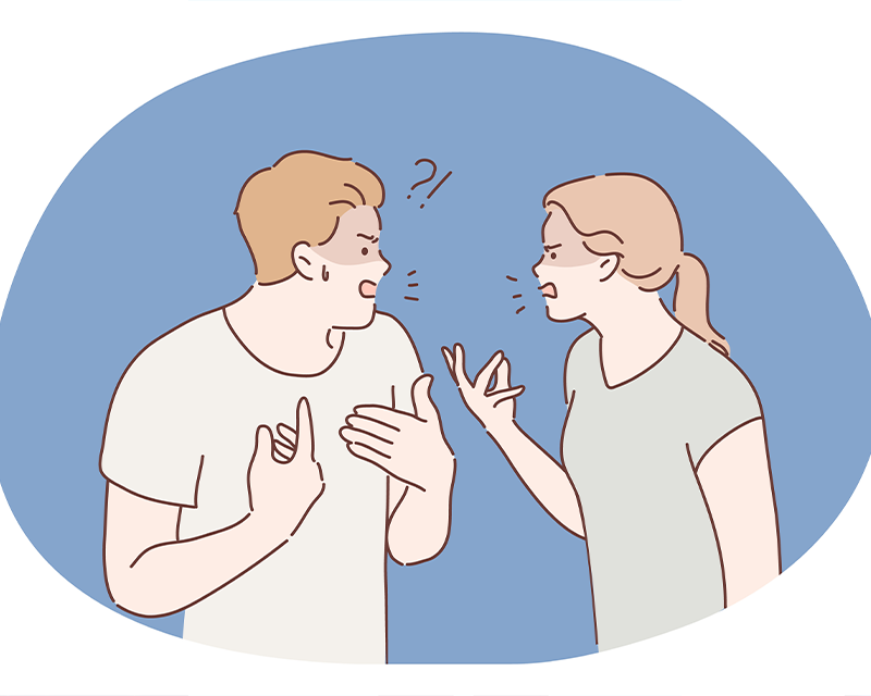 animated image two people arguing
