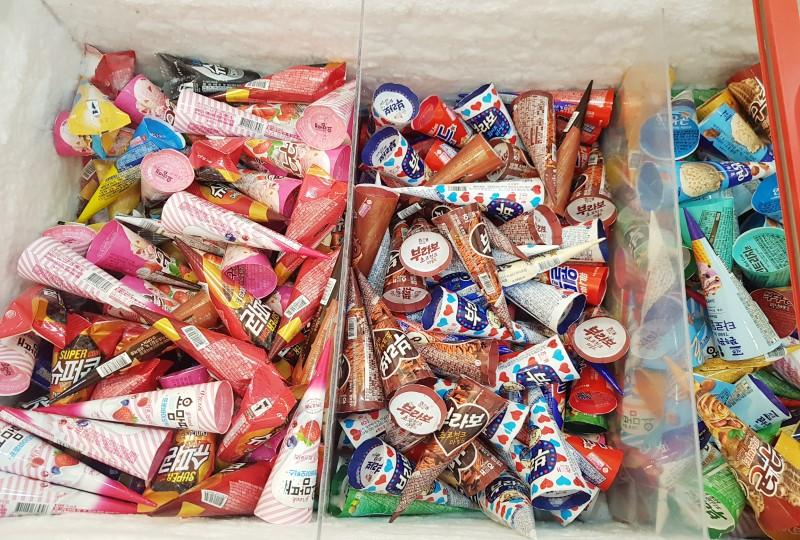 韓国文化、韓国人、韓国のアイスクリーム、韓国アイス、べスキンラビンス、カード社会、防犯カメラ、CCTV