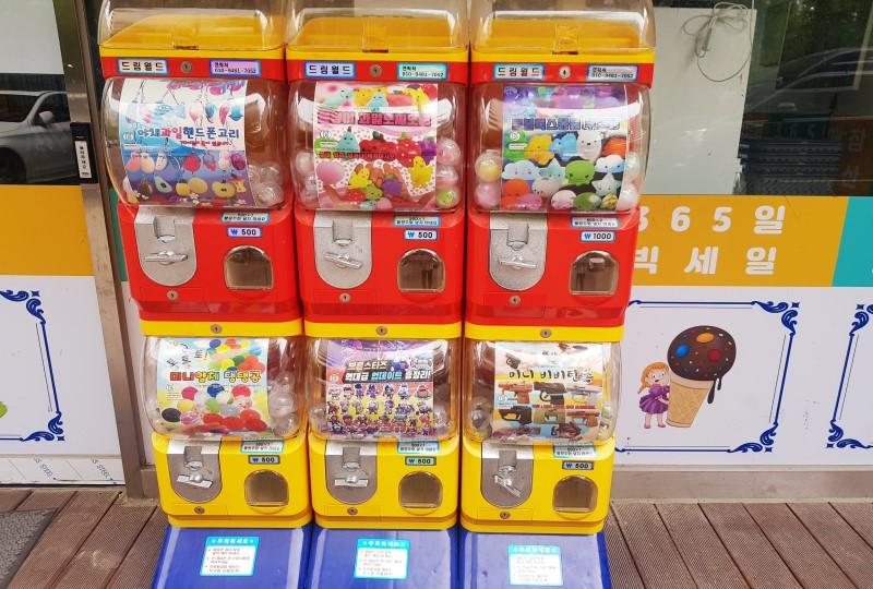 韓国文化、韓国人、韓国のアイスクリーム、韓国アイス、べスキンラビンス、カード社会、ガチャガチャ