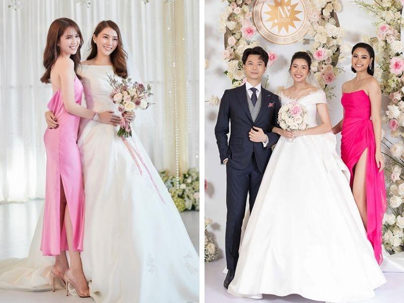 sao việt mặc lồng lộn khi đến đám cưới người khác