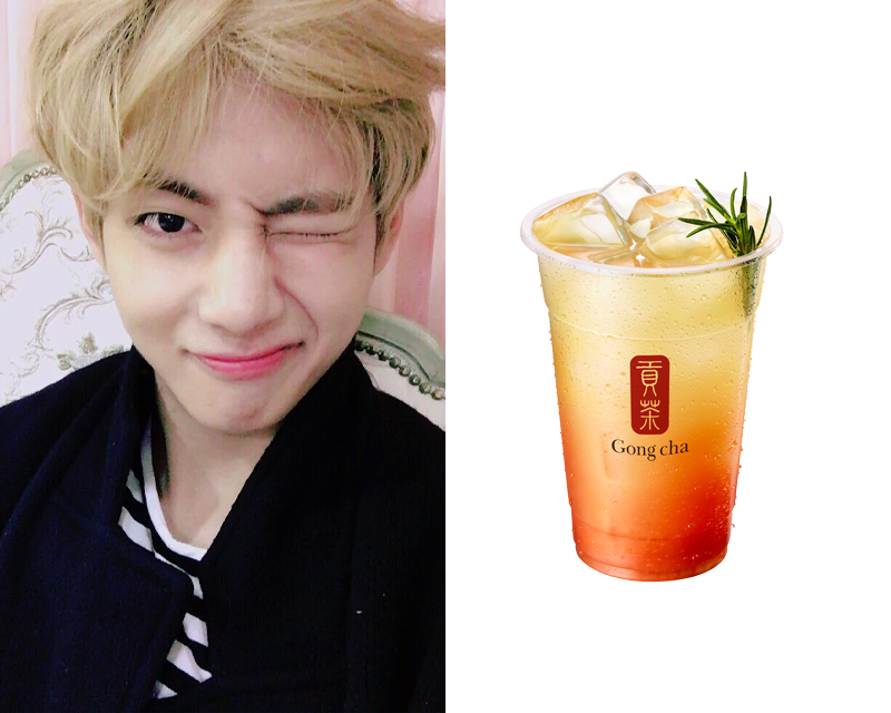 V grapefruit green tea Ade