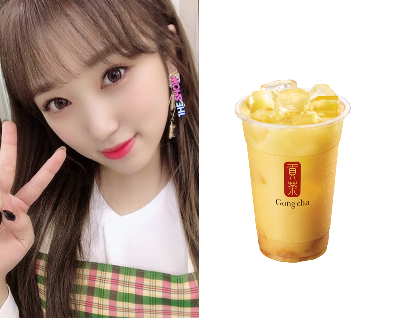 Nako Yabuki mango yogurt Gong Cha