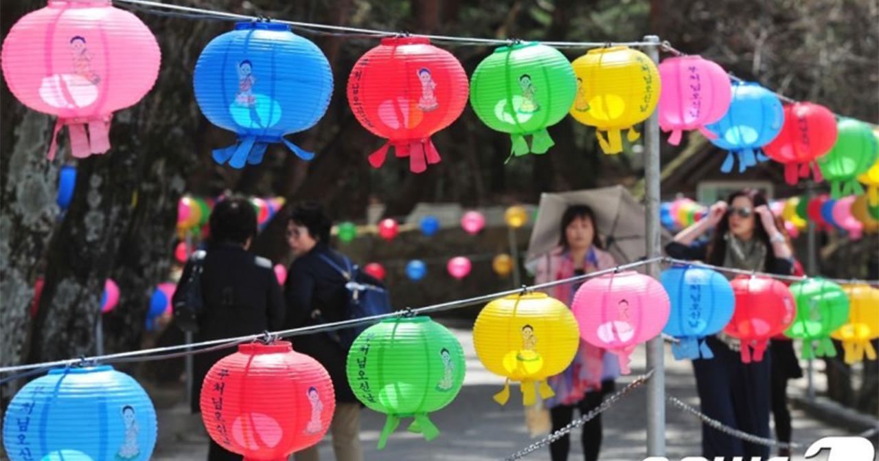 韓國疫情下嘅佛誕燃燈節