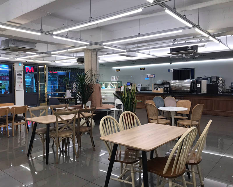 CLB bakery interior seats