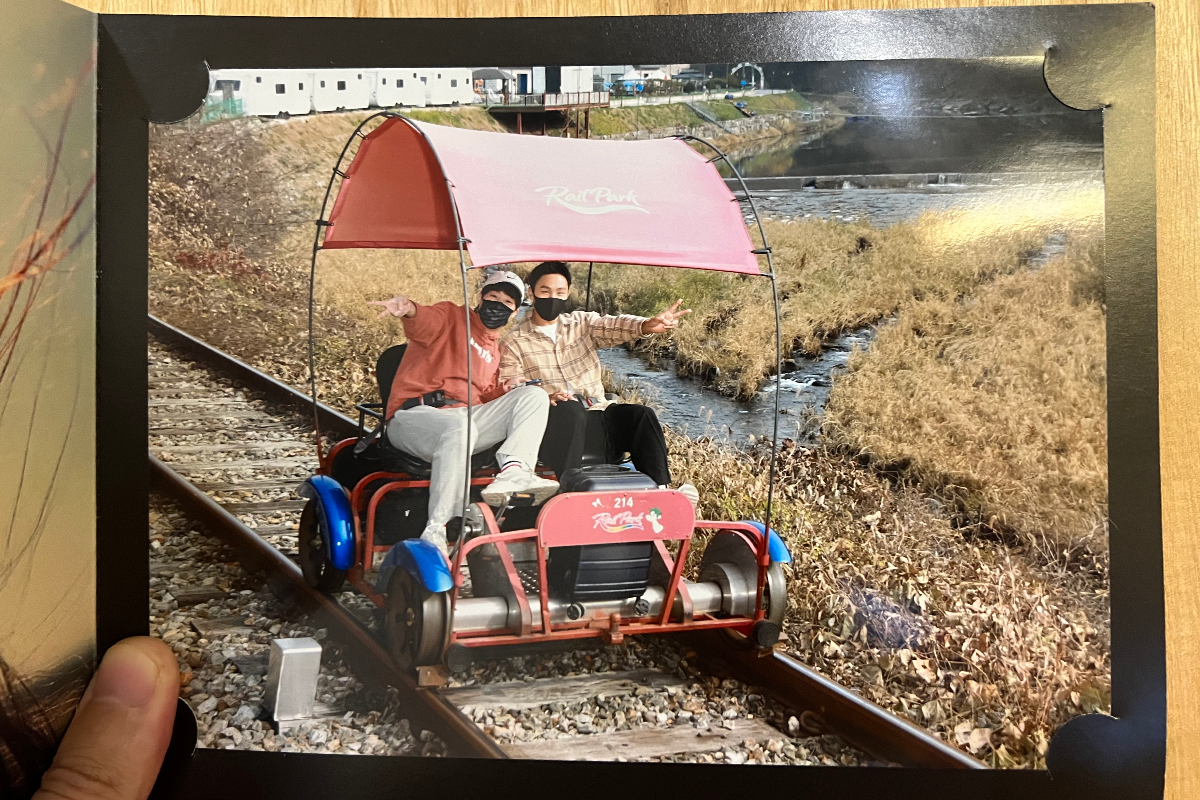 韓国地方旅行、韓国観光地、江原道、カンウォンド、春川、チュンチョン、江村レールバイク、金裕貞駅