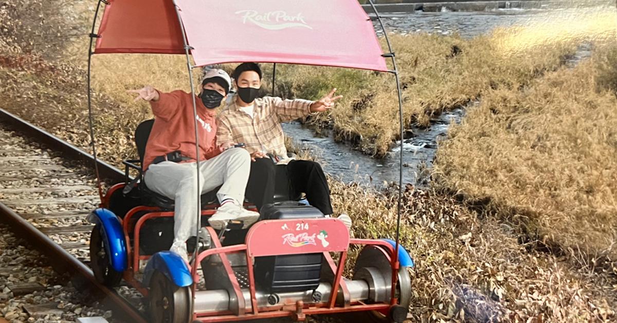 Bici su rotaia di Gangchon