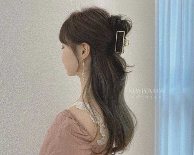 หนีบผมครึ่งหัว