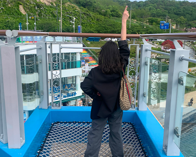 Mokpo Skywalk netting photo zone