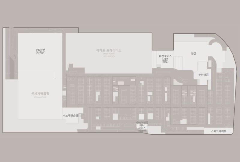 Starfield Hanam basement 1 floor layout