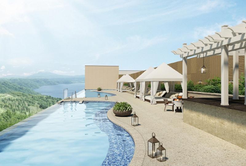 Starfield Hanam Rooftop swimming pool