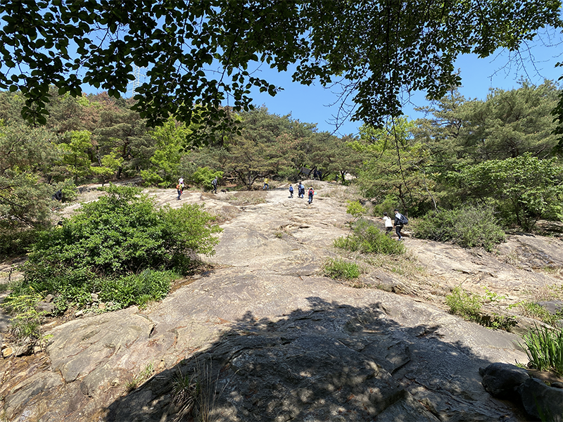 The rock trails of Achasan, Seoul