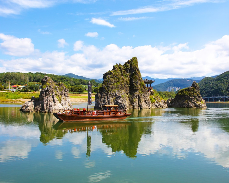 韓国 韓国旅行 丹陽 タニャン １日旅行 嶋潭三峰 石門 韓国情報 旅行 観光地
