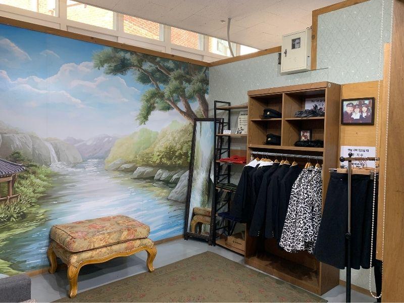 Seoul Folk Flea Market old school uniform rental