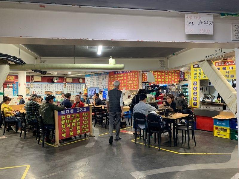 Seoul Folk Flea Market food court