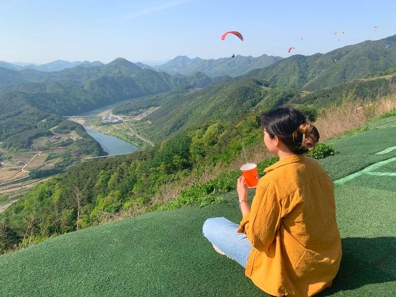Paragliding at Danyang Cafe SANN