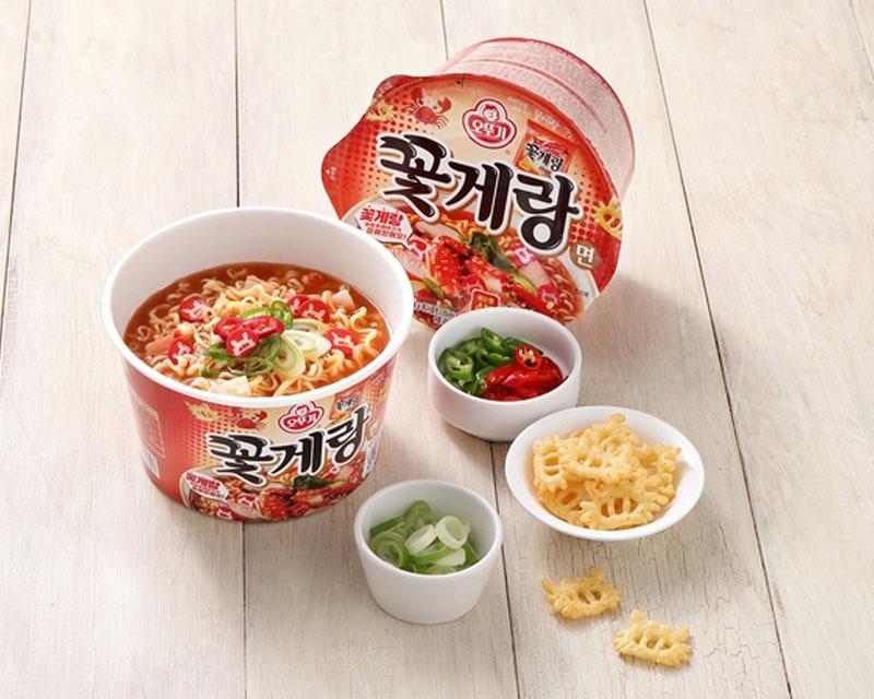 มาม่าเกาหลี รามยอนขนมปูไทย (오뚜기 꽃게랑면)