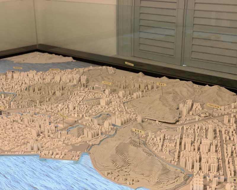 Mokpo Modern History Museum 1 model of Mokpo city