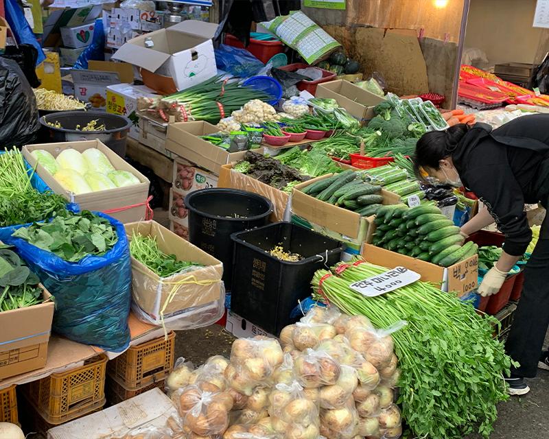 ตลาดสดเกาหลี