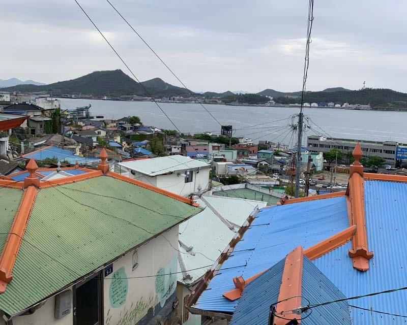 木浦詩畫村中的親自然走道，遊客可選擇的美好步道之一。