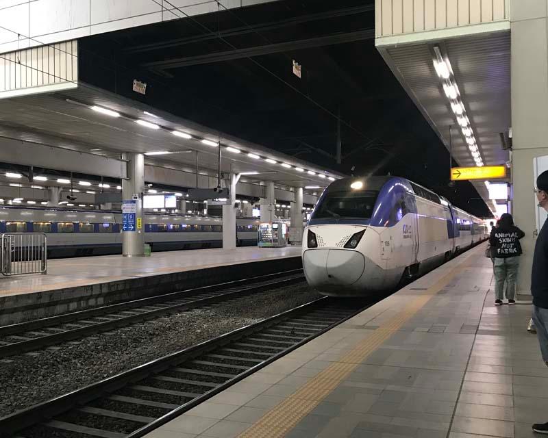 KTX train Seoul Station
