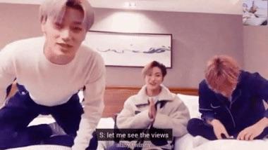 ซานจาก ATEEZ ล้มจากเตียงขณะอ่านคอมเมนต์จากแฟนคลับในไลฟ์สตรีม