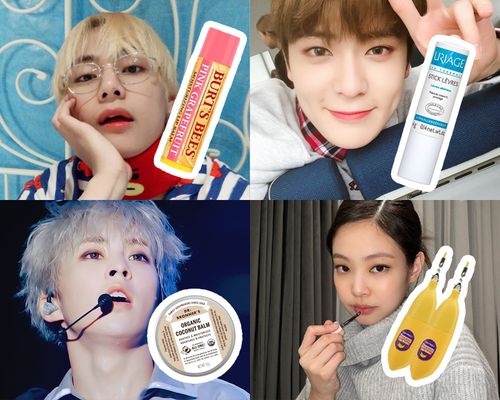 K-pop idols lip balm