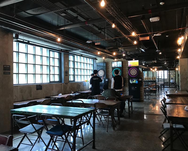 「CAFE CAMPTONG」店内でのBTSメンバーのフォトゾーンの一部