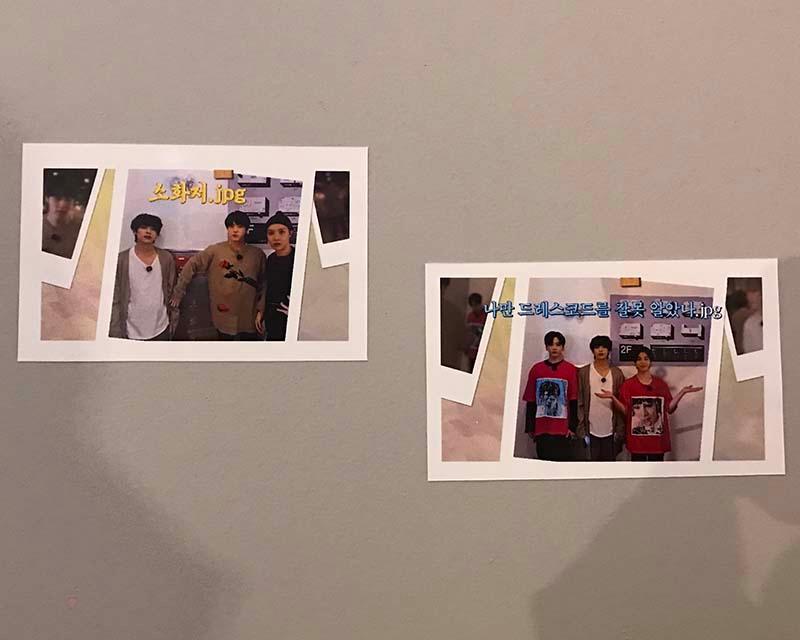 「CAFE CAMPTONG」の階段に設けられたBTSのフォトゾーン