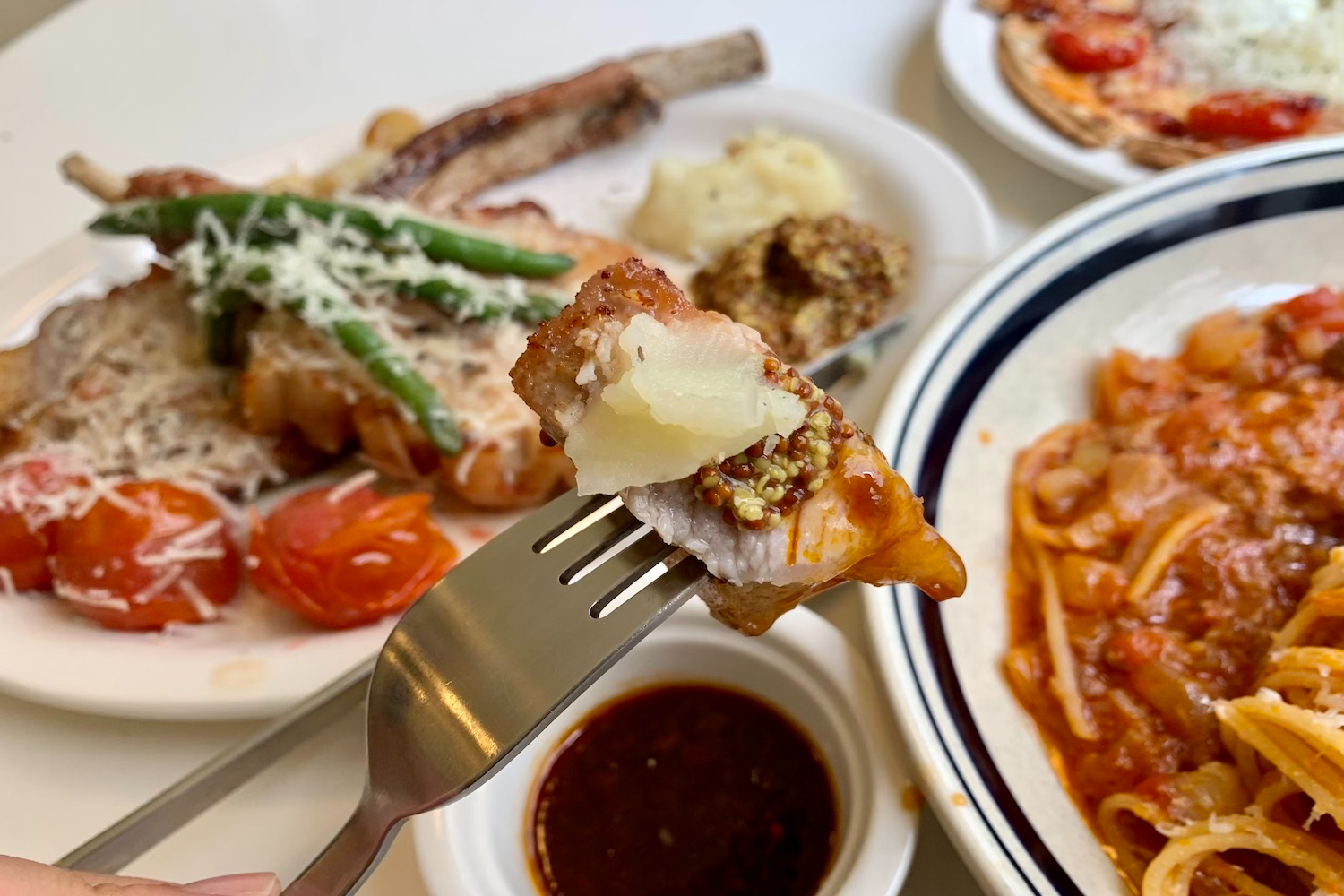 Fork with Tomahawk Steak at Sum-Eunjib Daegu