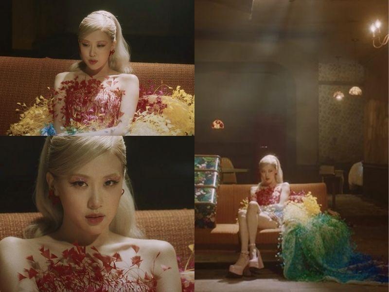 Blackpink Rosé  mặc váy của nhà thiết kế công trí