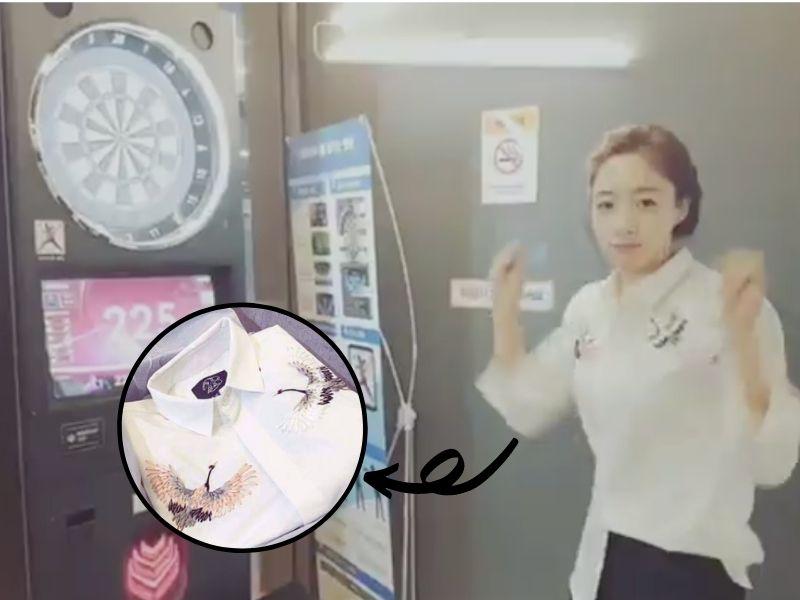 tara eunjung mặc áo fan việt tặng