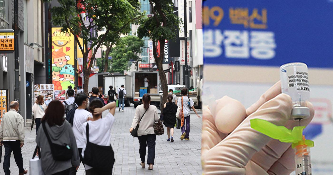 เกาหลีอนุญาตให้ผู้ที่ฉีดวัคซีนเข็มแรกถอดแมส์กได้