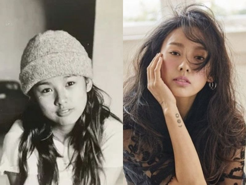 ảnh thời còn nhỏ của Lee Hyori